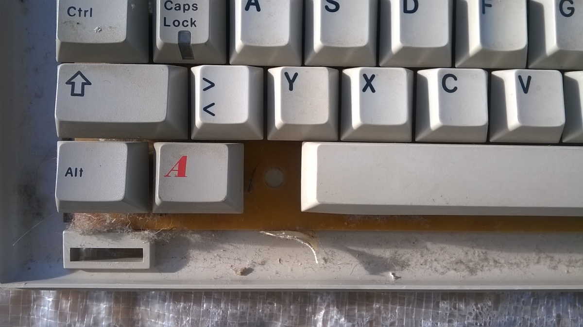 Amiga 2000 – Cherry Tastatur reinigen